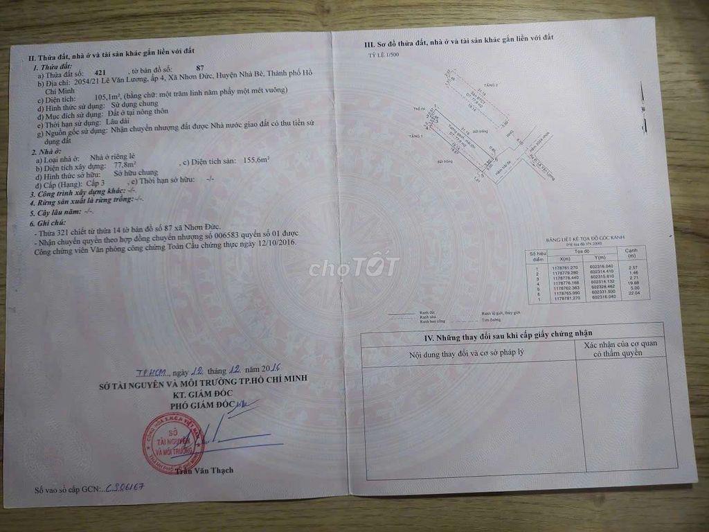 NHÀ CÓ SỔ ,HẺM XE HƠI, TẶNG FULL NỘI THẤT THIẾT BỊ