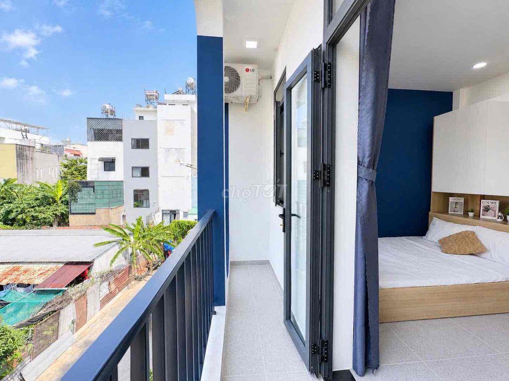 🔥NHÀ MỚI XÂY 🔥 1 PN - 1 PB - BAN CÔNG FULL OPTION GẦN VLU - NTTU - IUH