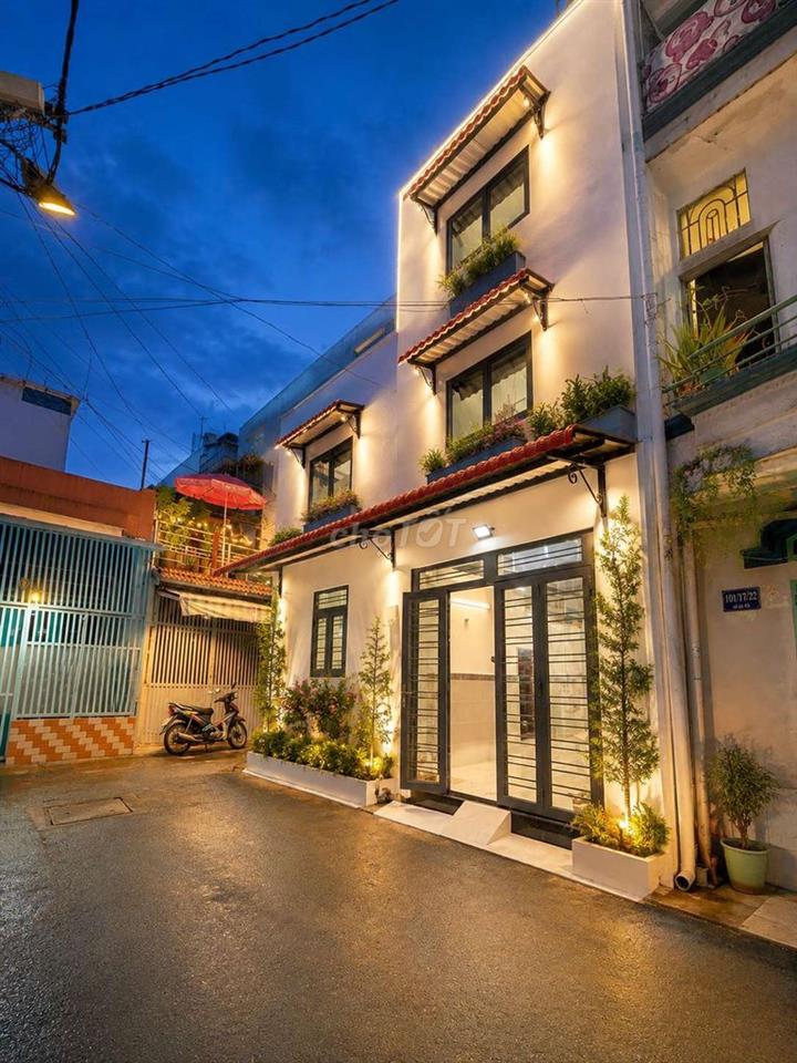 HẺM NHỰA 6M – XE HƠI THÔNG – 3 TẦNG – 4PN – NHÀ MỚI Ở NGAY