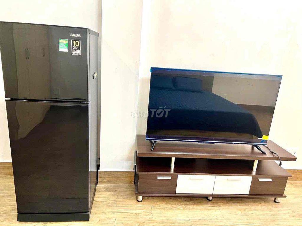 - Full Nội Thất: Tủ quầ áo, bếp, tủ lạnh, máy lạnh (máy giặt chung) ..