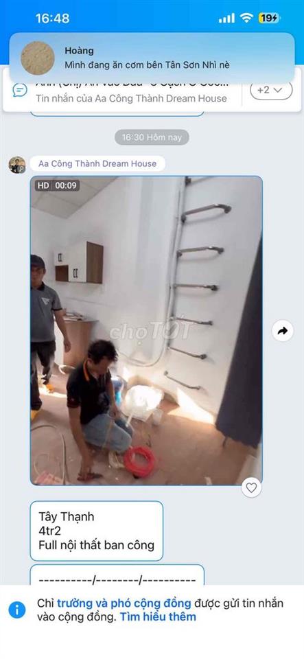 Đi bộ qua Công Thương nằm ngay trung tâm Tân Phú