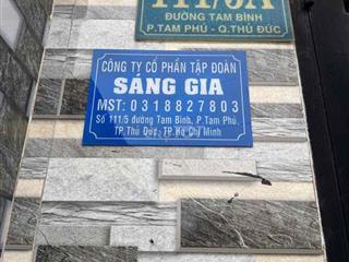 cho thuê nhà nguyên căng đường Tam Bình, TPHCM, dtsd:120m2, 2pn, 2wc