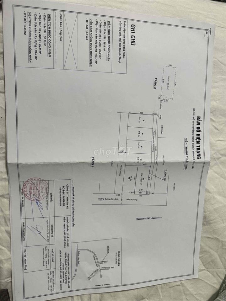 bán nhà hẻm 111/5a Tam Bình, TPHCM, 40m2, dtsd:120m2