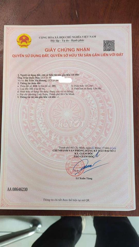 BÁN ĐẤT ĐƯỜNG 8, LINH XUÂN, THỦ ĐỨC