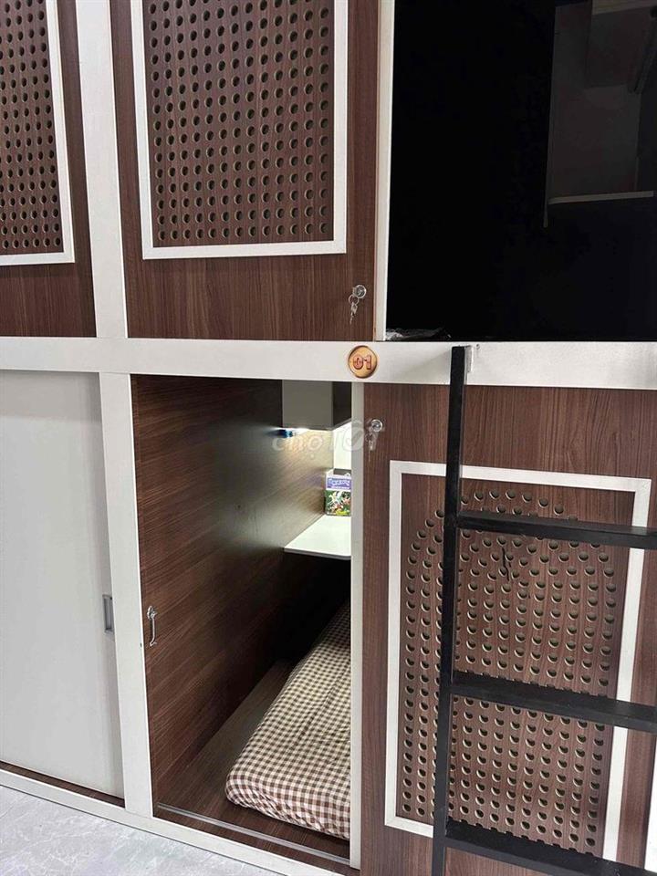 Dạng Phòng Sleep Box Cửa khoá đường Hoàng Diệu chỉ 1.5tr bao trọn gói