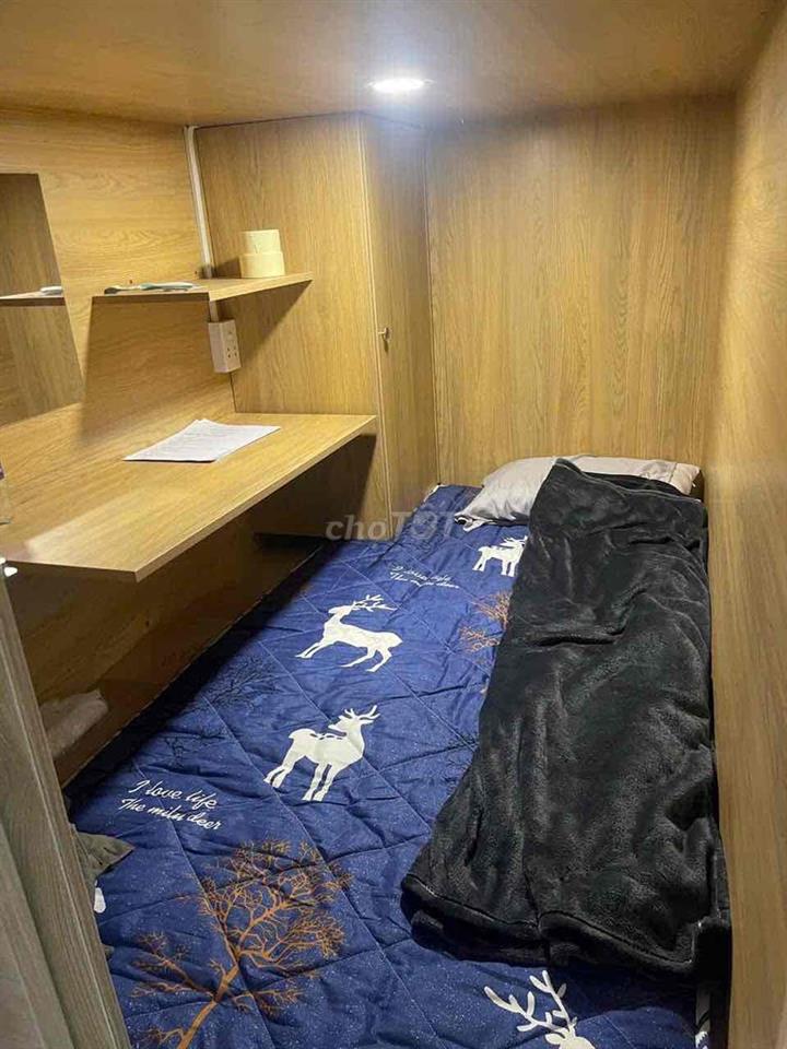 Phòng KTX Sleep Box đường Nguyễn Cửu Đàm chỉ 1,5tr bao chi phí DV
