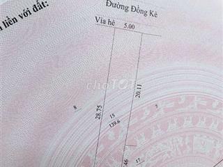 đất MT Đồng Kè. vị trí kinh dơnh