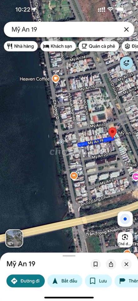 Siêu phẩm lô đất mỹ an 19 sát Sông view pháo hoa-An Thượng-Đà nẵng