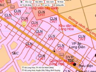 Bán đất thổ cư 181m² mặt tiền đường nhựa xã Long Hoà, Dầu Tiếng (shr)