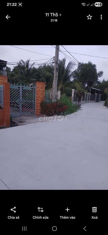 Đất mặt tiền xã Thạnh Lợi Bến Lức Long An