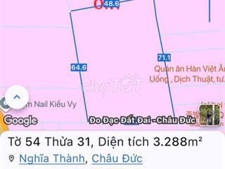 5.377M² – 5 SỔ LIỀN KỀ – SÁT TĐC SONADEZI SUỐI NGHỆ – GẦN KCN CHÂU ĐỨC