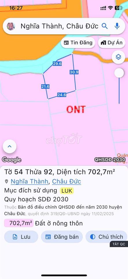 5.377M² – 5 SỔ LIỀN KỀ – SÁT TĐC SONADEZI SUỐI NGHỆ – GẦN KCN CHÂU ĐỨC