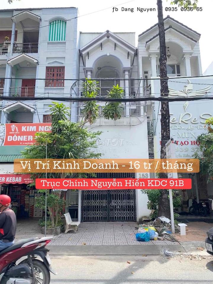 ❇️ Cho thuê nhà 2 lầu mặt tiền Nguyễn Hiền trục chính KDC 91B