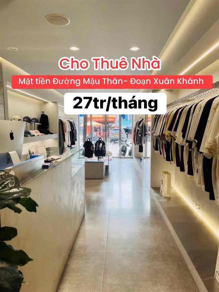 ❇️ Nhà thuê 2 lầu mặt tiền Mâu Thân - đoạn Xuân Khánh , Cần Thơ