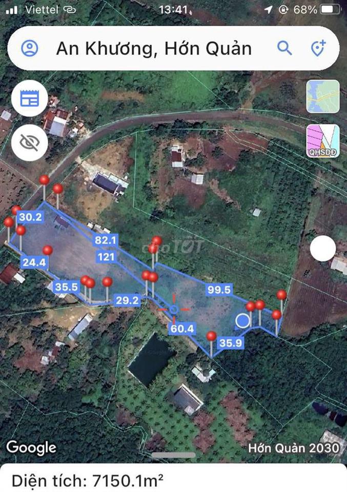 Đất ngộp 2 mặt tiền nhựa