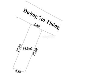 Bán 84,5m2 P.Vân Hà, TP Bắc Ninh. Full thổ cư, đường 7m. giáp vành đai
