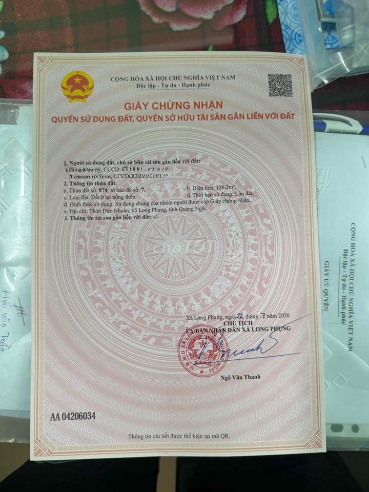 BÁN LÔ ĐẤT KINH DOANH HAI MẶT TIỀN NGAY CHỢ ĐỨC NHUẬN