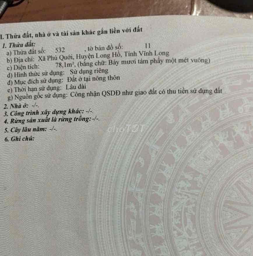 nhà đường nhựa xã phú quới vĩnh long