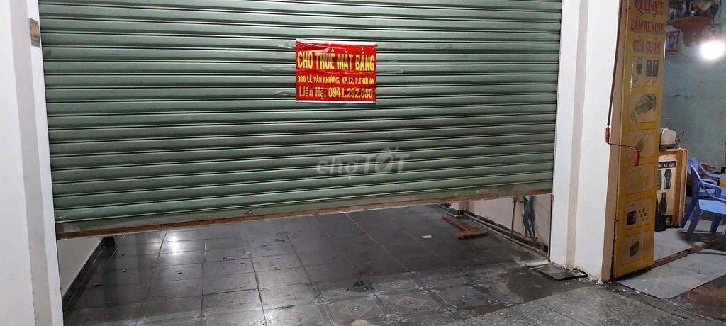 Cho thuê nhà mặt tiền Lê Văn Khương