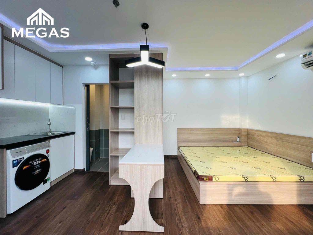 STUDIO FULL NỘI THẤT TÁCH BẾP - 2 CỬA SỔ THOÁNG