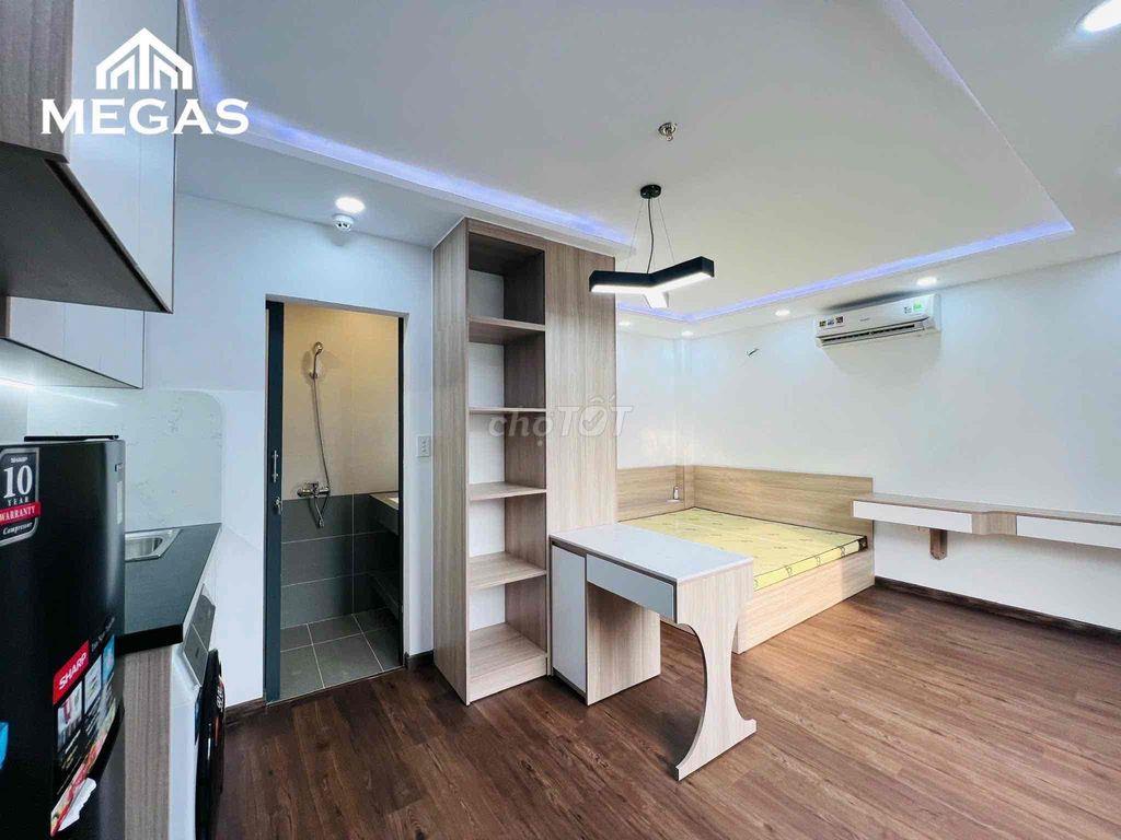 STUDIO FULL NỘI THẤT TÁCH BẾP - 2 CỬA SỔ THOÁNG