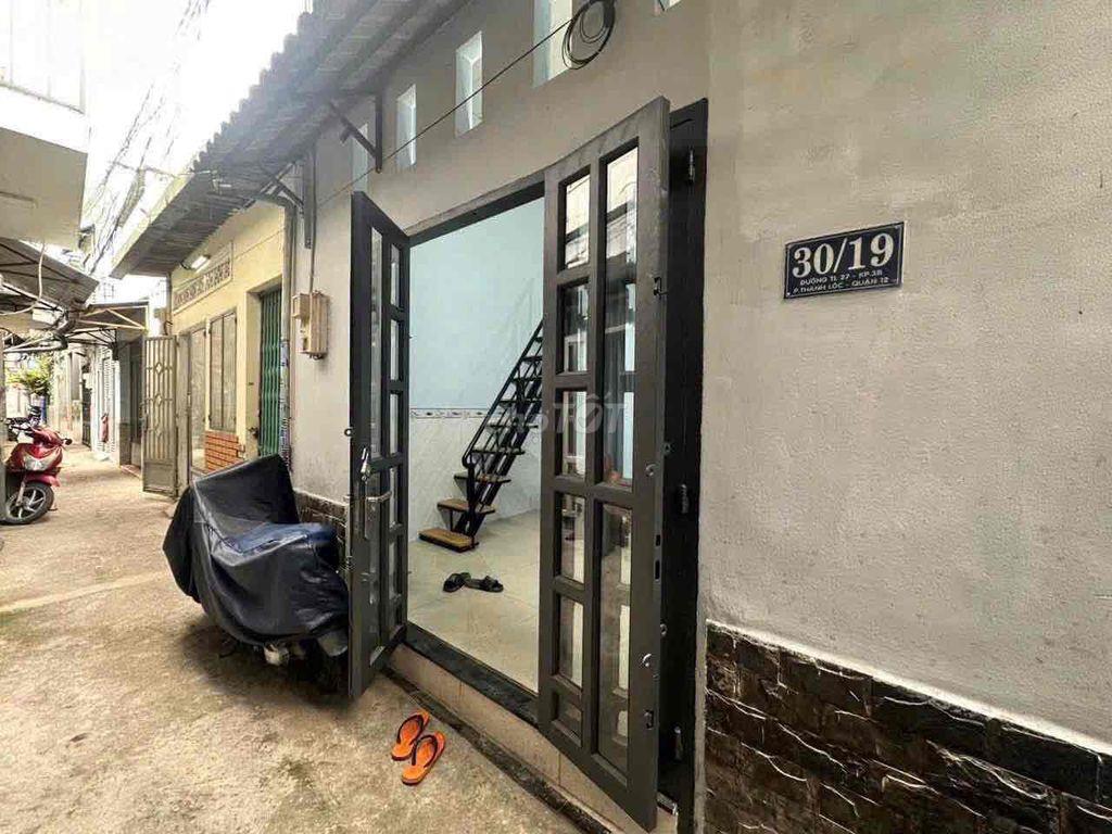 nhà shr có hổ trợ vay banks 1/TL27 ngay chợ cầu đồng ngã tư ga Q.12