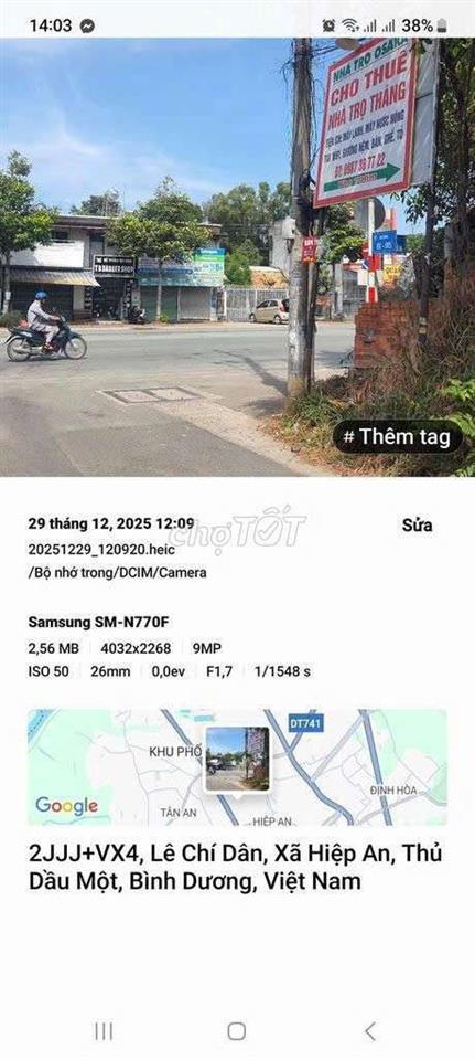 chính chủ cần Bán gấp lô đất 950m tại Hiệp an, thủ dầu Một. Bình Dương