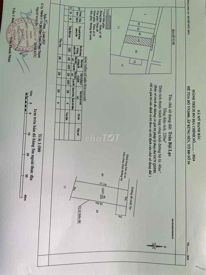 bán đất ấp rừng sến mỹ hạnh bắc Long an