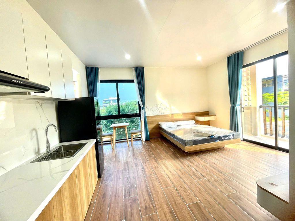 CHO THUÊ CĂN HỘ STUDIO MỚI TINH 2 BAN CÔNG – GẦN CẦU BỜ QUAN
