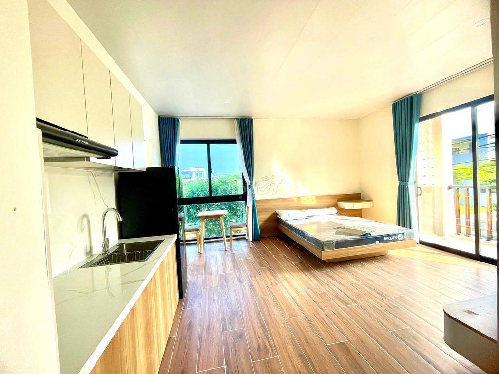 CHO THUÊ CĂN HỘ STUDIO MỚI TINH 2 BAN CÔNG – GẦN CẦU BỜ QUAN