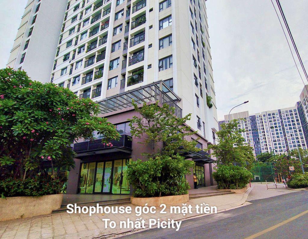 Chính chủ cho thuê shophouse GÓC 2MT •Đặt cọc 1 tháng •To nhất Picity