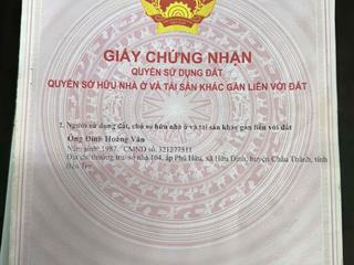 Chính chủ bán đất
