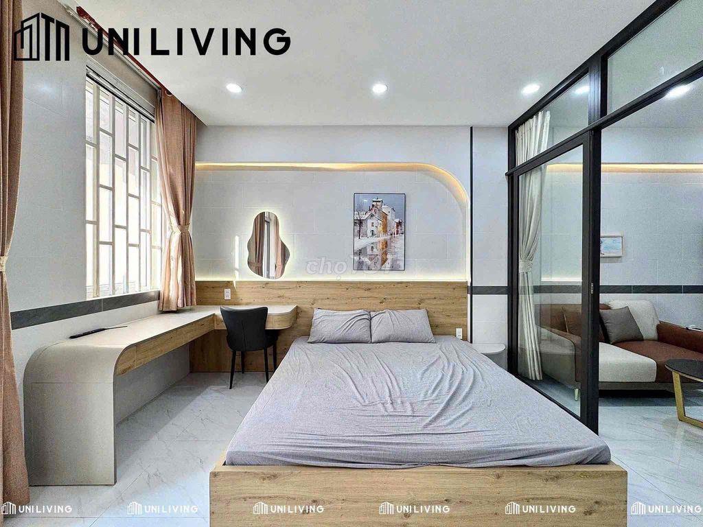 CHO THUÊ 1PN TÁCH BẾP BAN CÔNG NGAY NGÃ TƯ HÀNG XANH, ĐH HUTECH, UEF