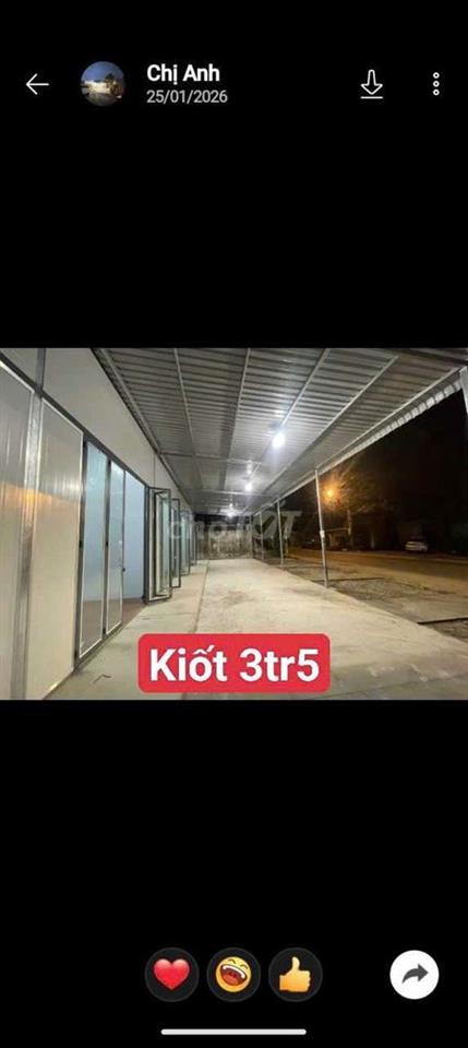 cho thuê kiốt 3tr5 3tr7 phú mỹ