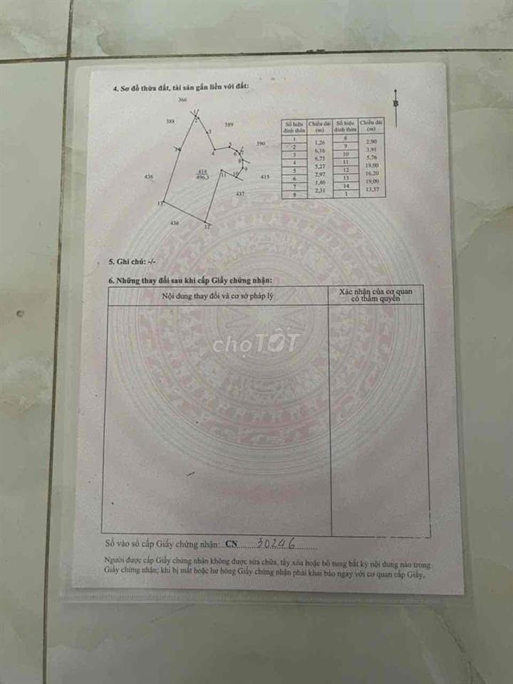 bán nhà đất 2059m2 thổ cư 562m2, tại Xã Mỹ Lộc, H Cần Giuộc, Long An