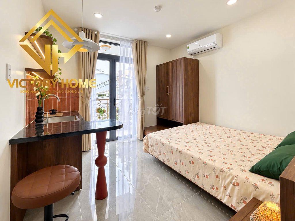 CHO THUÊ PHÒNG STUDIO FULL NỘI THẤT- BAN CÔNG TRỐNG SẴN 