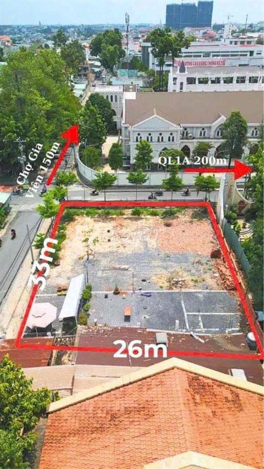 856M² GÓC 2 MẶT TIỀN – FULL THỔ CƯ – KHU GIA VIÊN, TÂN HIỆP