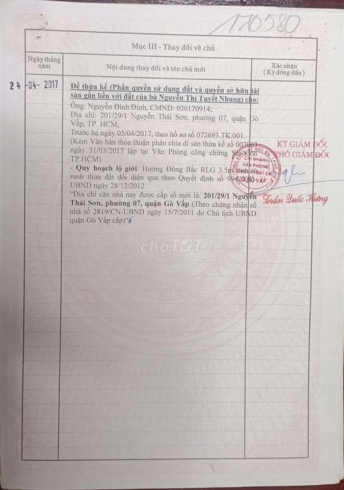 Bán nhà cấp 4