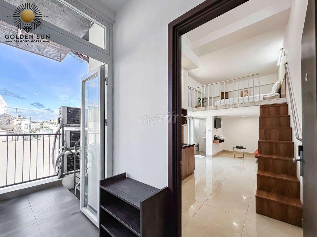 Căn hộ Duplex ban công - Gần Lotte Mart, Phú Mỹ Hưng, đh Ntt, RMIT...