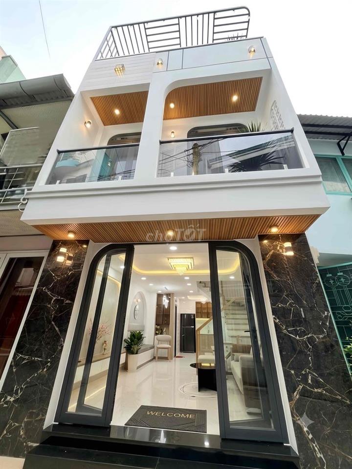 Hẻm 4m Trường Sa Q.3 , Ngang 4,2m , 3 Tầng 3PN , Nhỉnh 7Ty