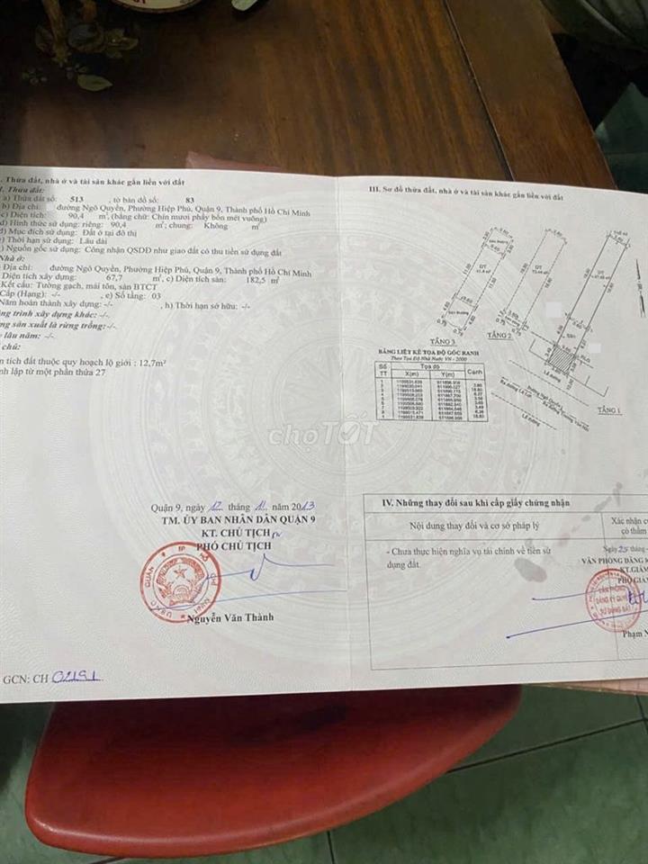 Nhà Mặt tiền đường Ngô Quyền ngay chợ Kiến Thiết