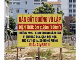 Đất ngay cổng đại học duy tân , phù hợp xây căn hộ, 