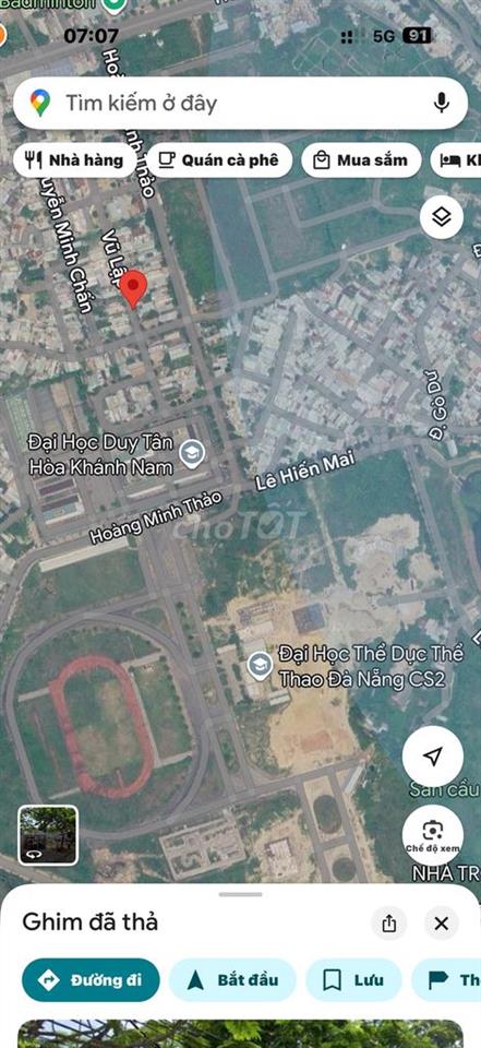Đất ngay cổng đại học duy tân , phù hợp xây căn hộ, 