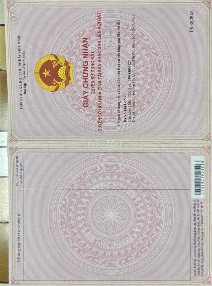 Cần bán nhà cấp 4 Thanh Tuyền
