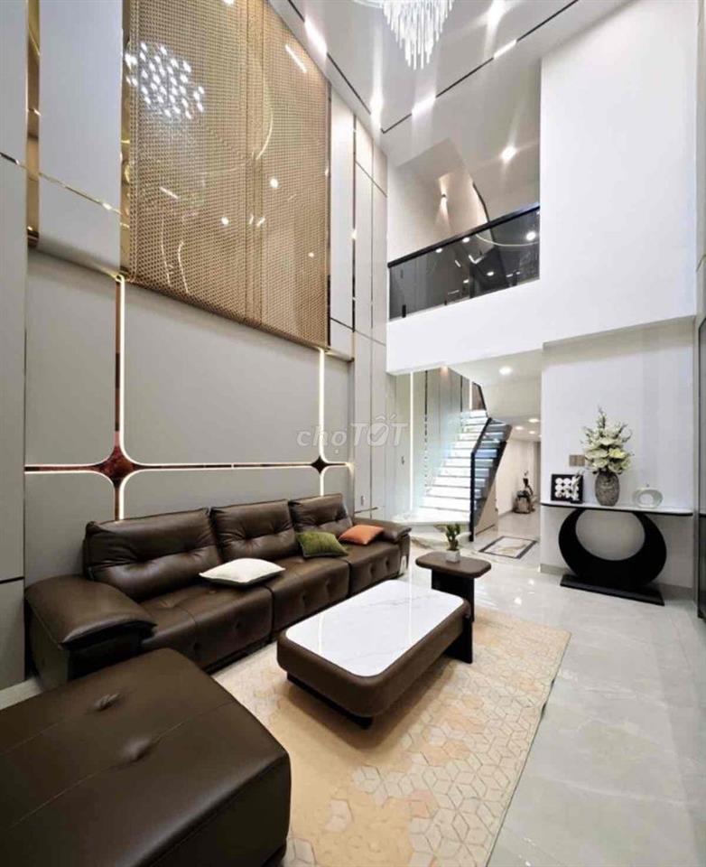 Bán nhà mới An Nhơn 4x21m, 3 lầu có thang máy, ô tô vào nhà – giá 14,6