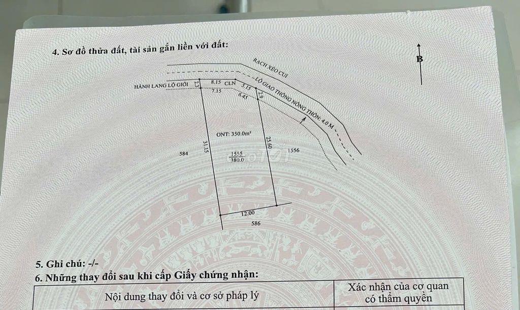BÁN ĐẤT THỔ CƯ PHONG ĐIỀN CẦN THƠ – G..I..Á TỐT 1 TỶ 600 TRIỆU