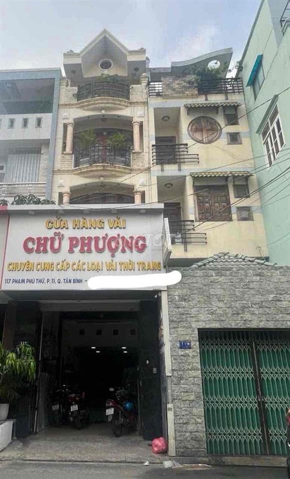 🏡 BÁN NHÀ MẶT TIỀN ĐƯỜNG PHẠM PHÚ THỨ BÀU CÁT – TÂN BÌNH 4mx 25m