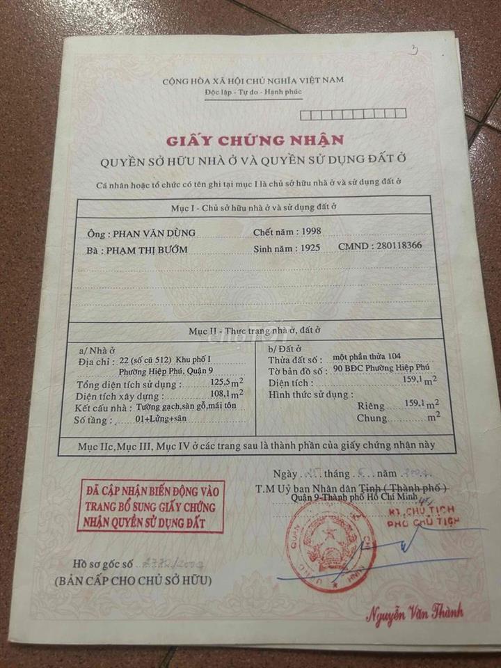 nhà q9 bán