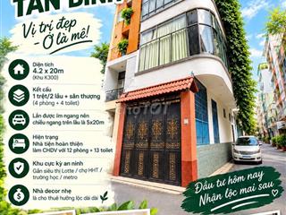 Giá 15,3 Tỷ, Bán Nhà K300, HXH 10m 5x20m