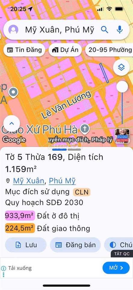 Quỹ đất hiếm gần KCN Mỹ Xuân – Phù hợp đầu tư hoặc phát triển dự án
